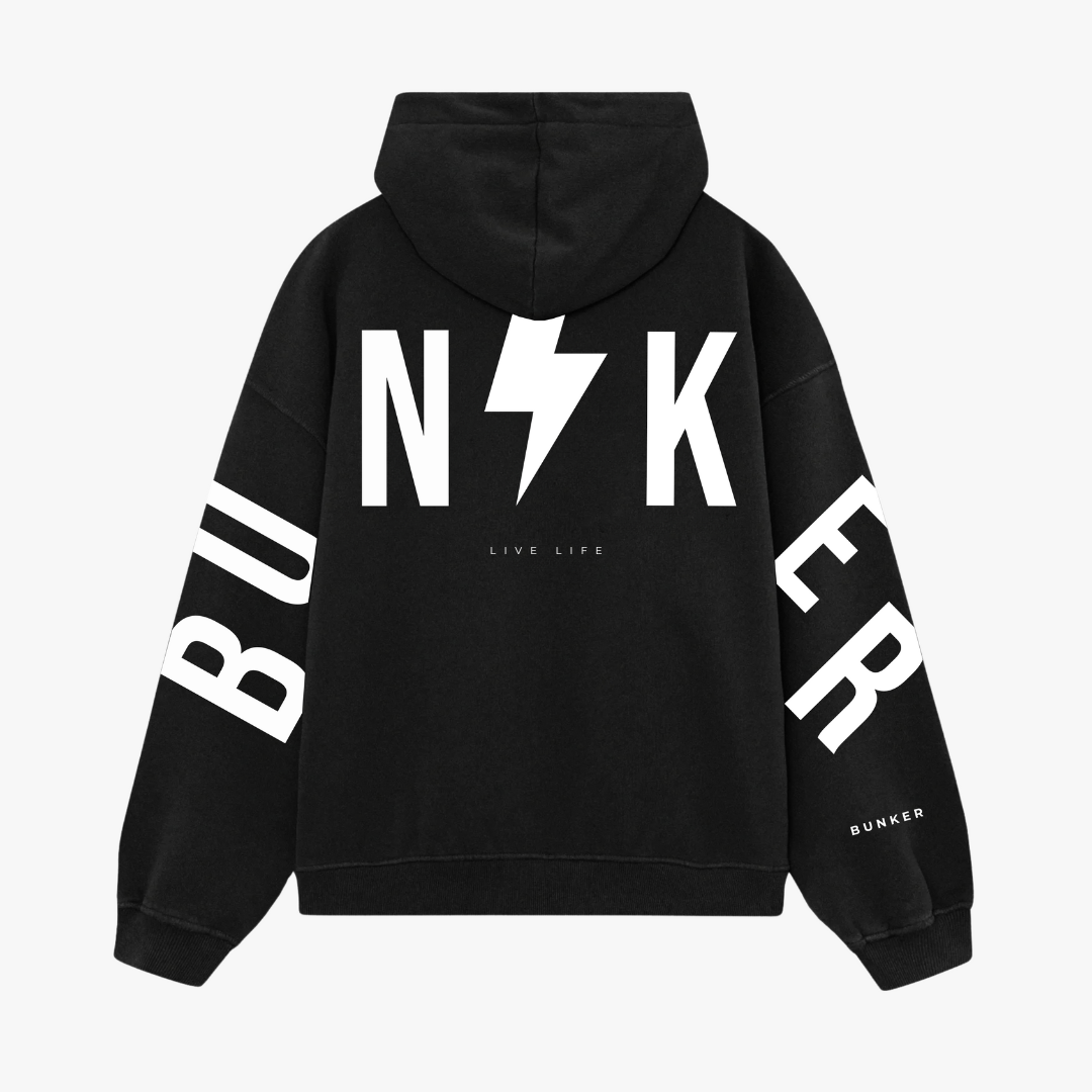 Buzo Canguro Oversize BK