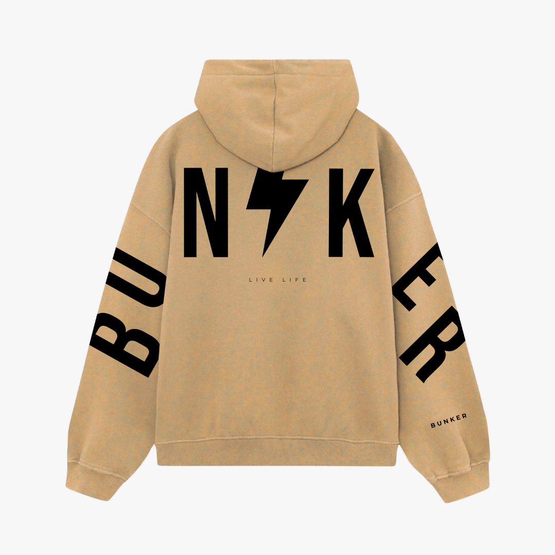 Buzo Canguro Oversize BK