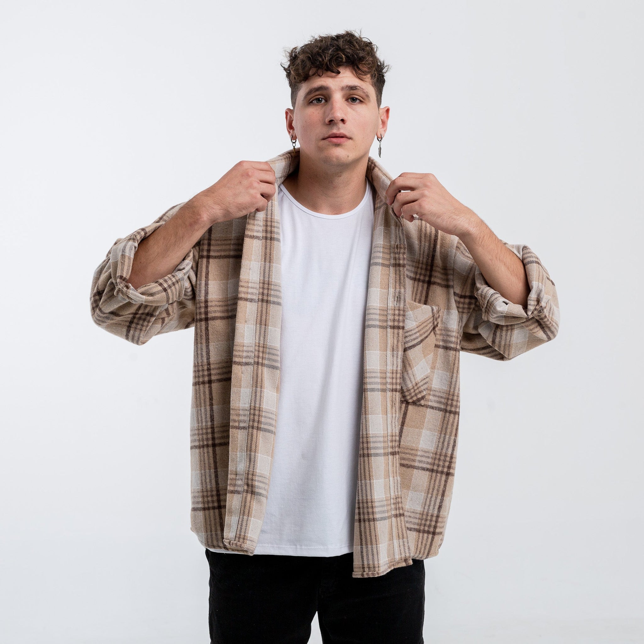 Sobrecamisa leñadora a cuadros
