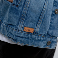 Jacket California Azul con roturas