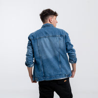 Jacket California Azul con roturas