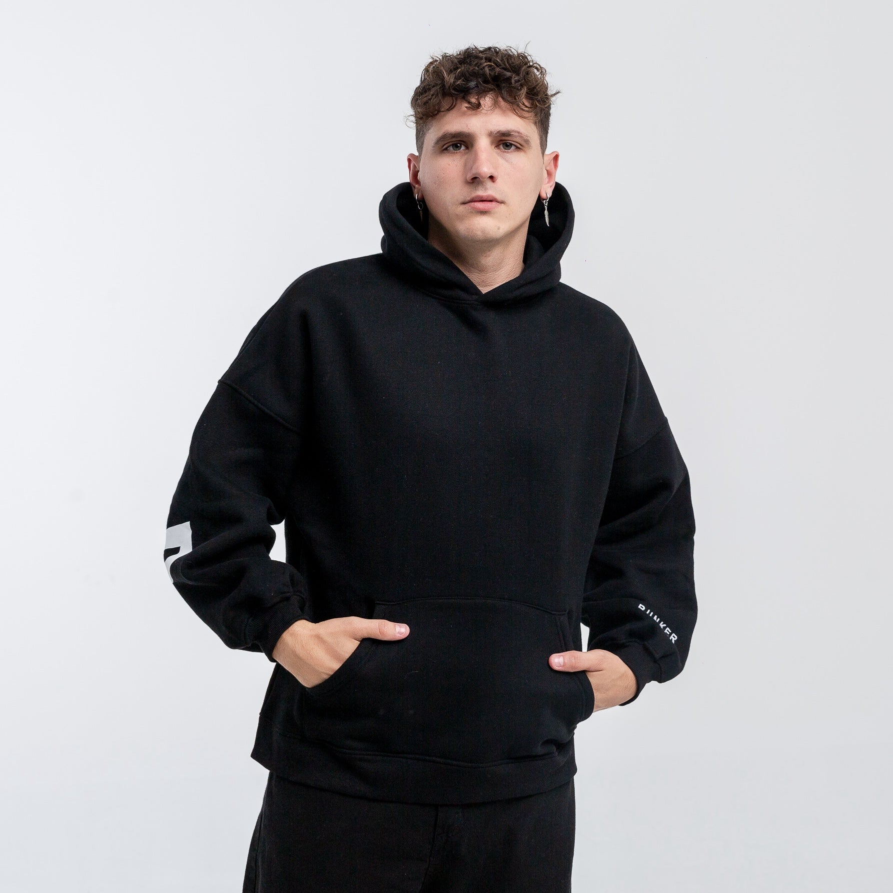 Buzo Canguro Oversize BK