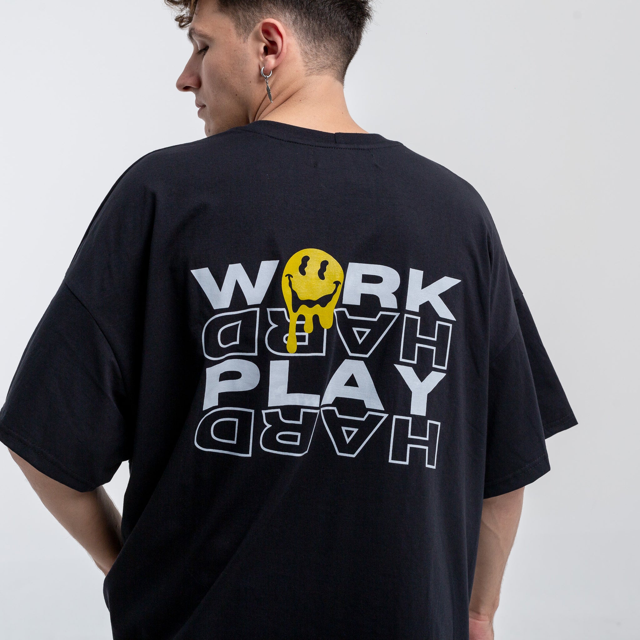 Remera Oversize Work Hard