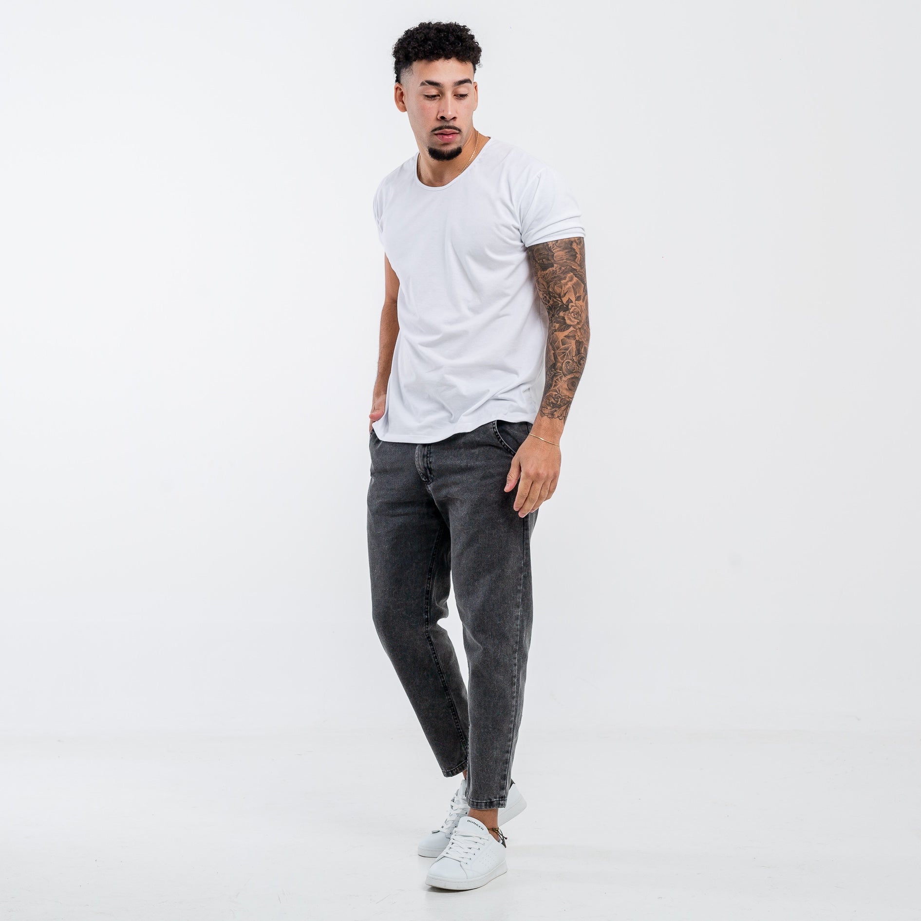 Jean Slouchy Gris