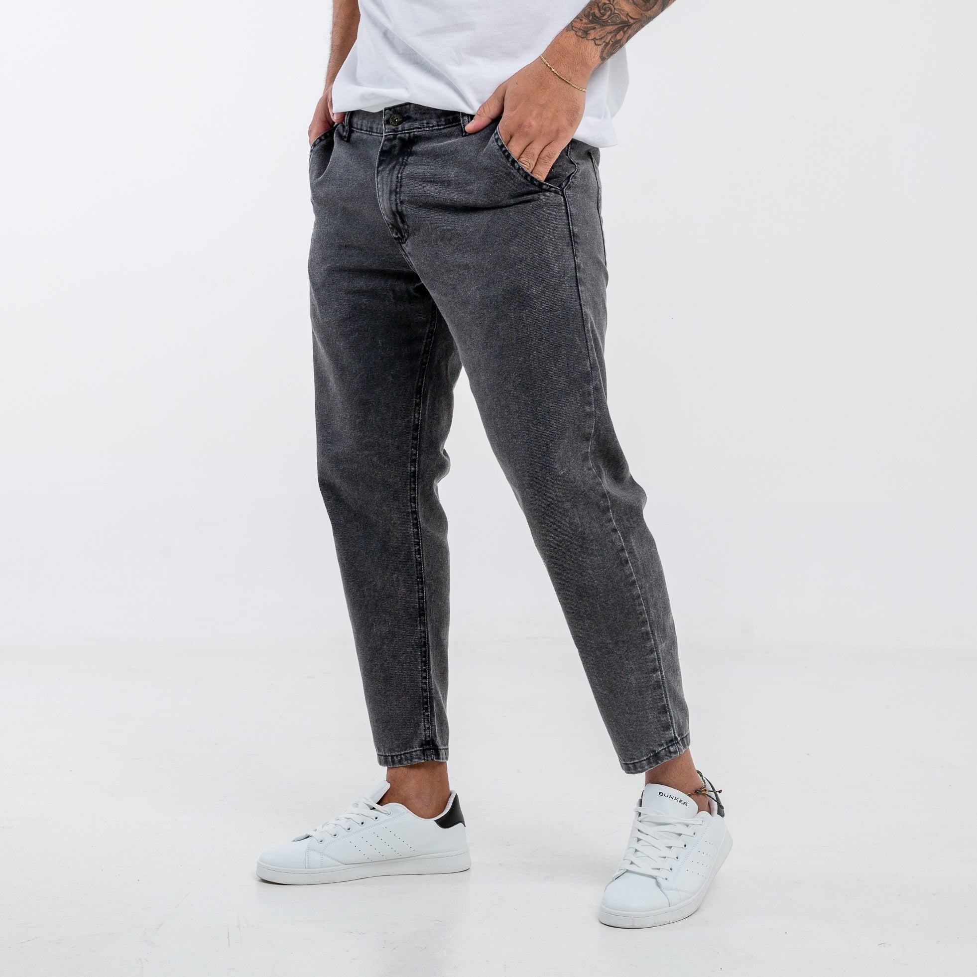 Jean Slouchy Gris