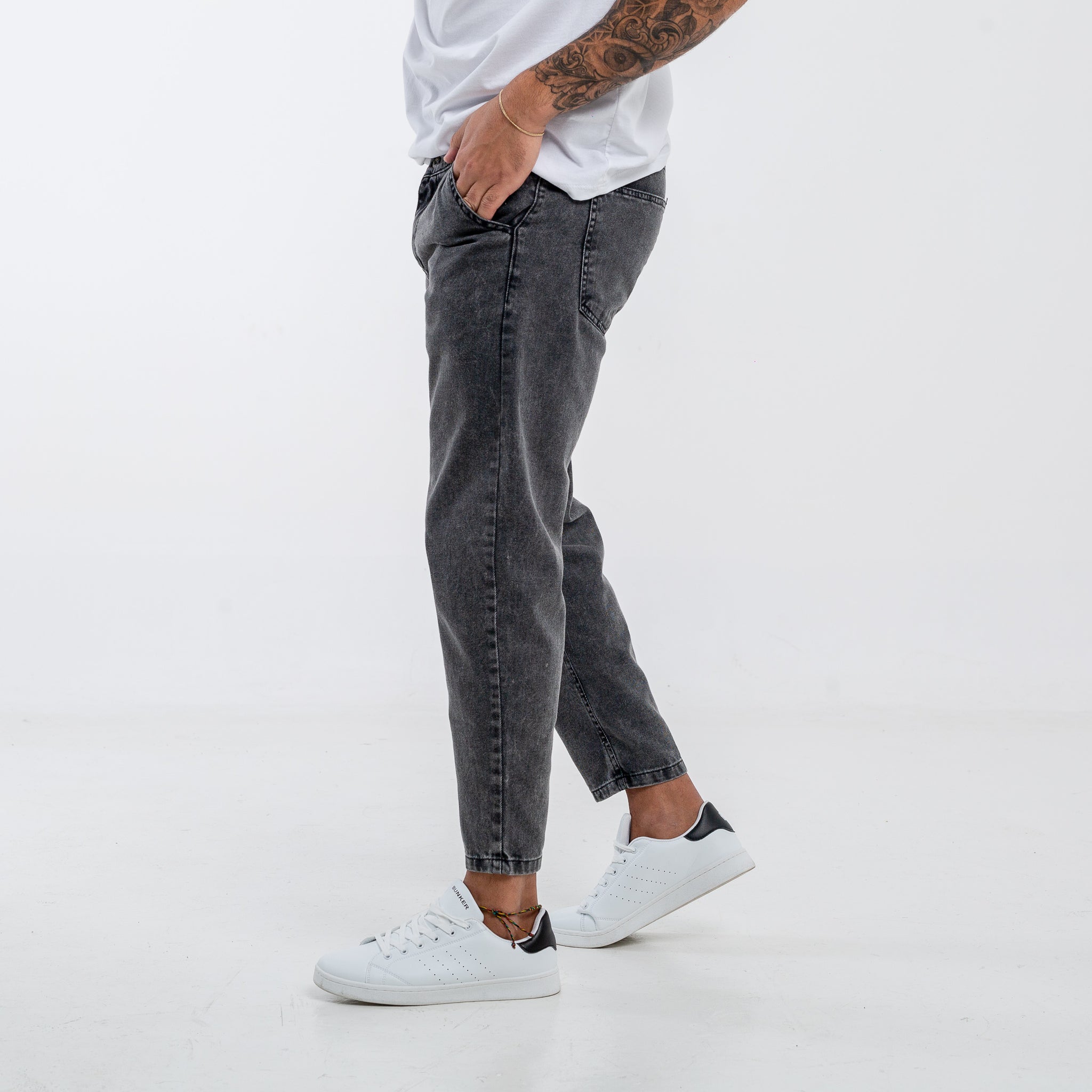 Jean Slouchy Gris