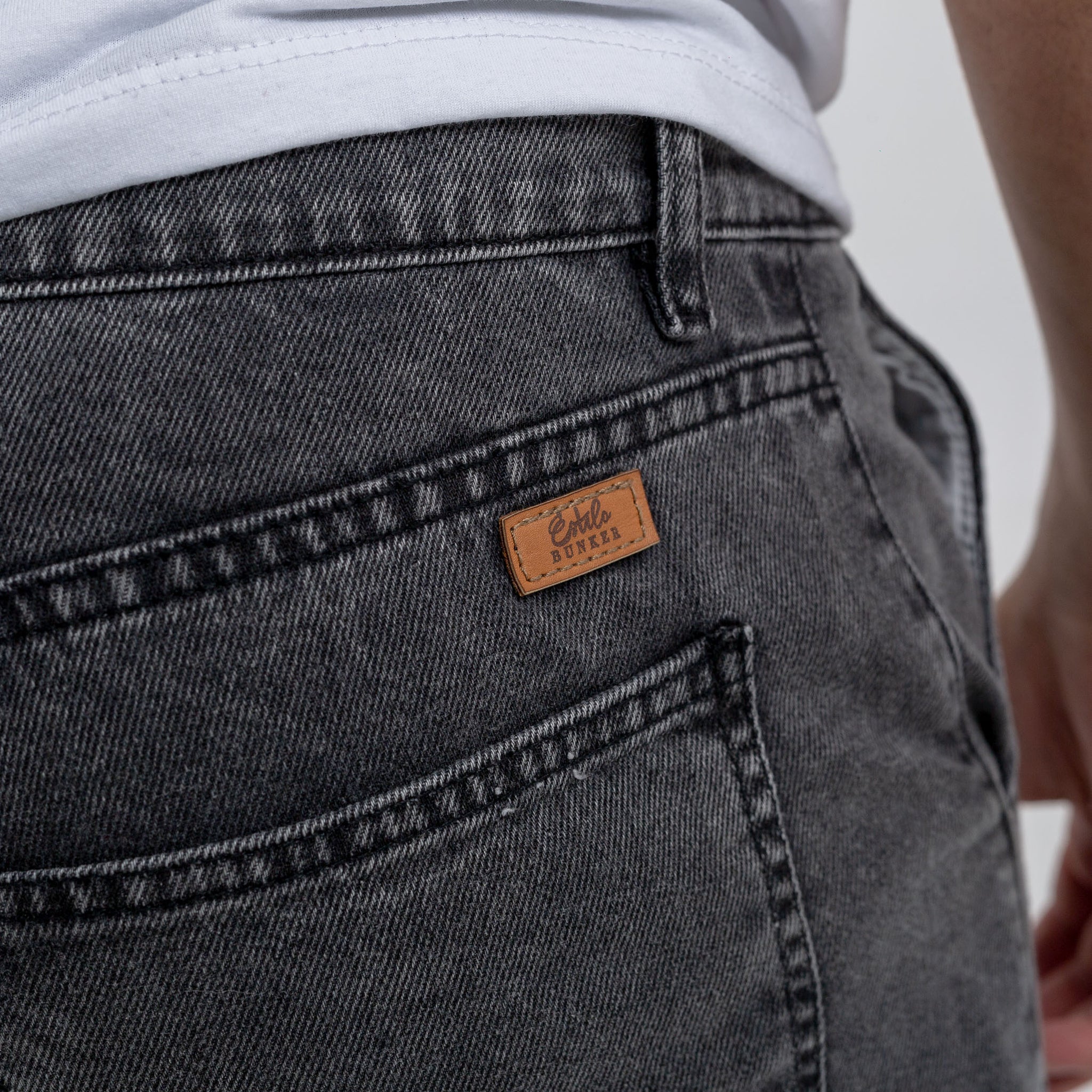 Jean Slouchy Gris