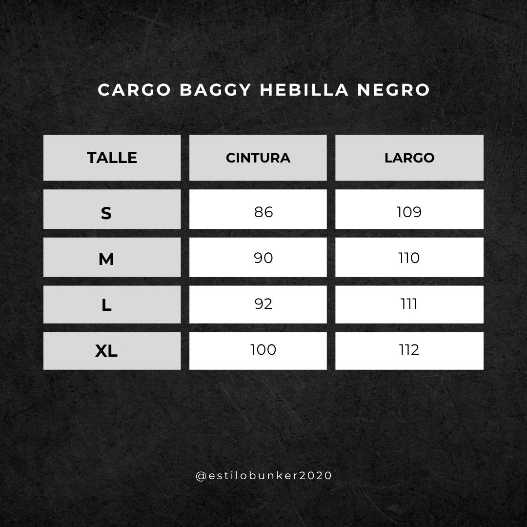 Cargo Baggy Hebilla