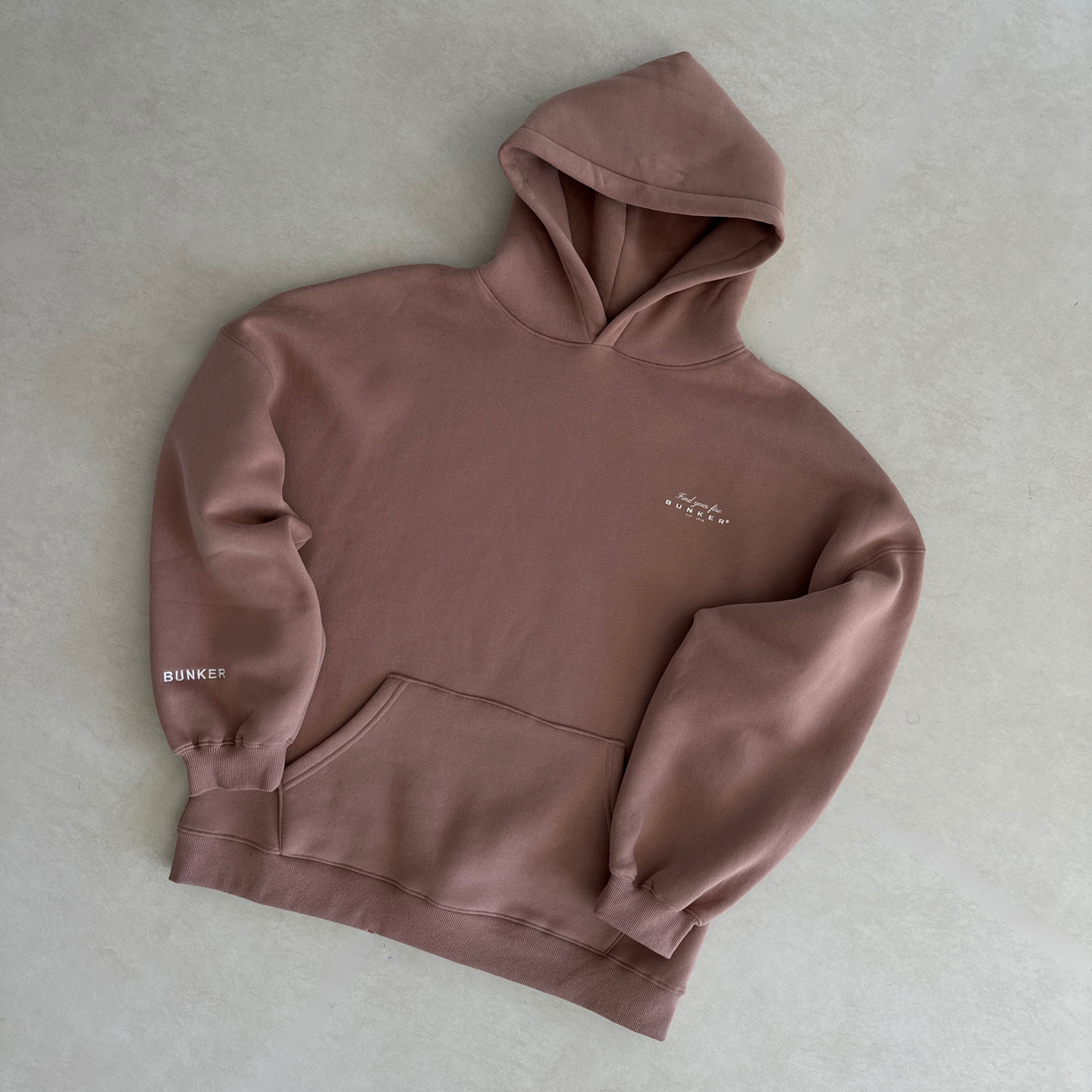 Combo Hoodie Rosa Viejo