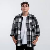 Combo Sobrecamisa Boxy Negra