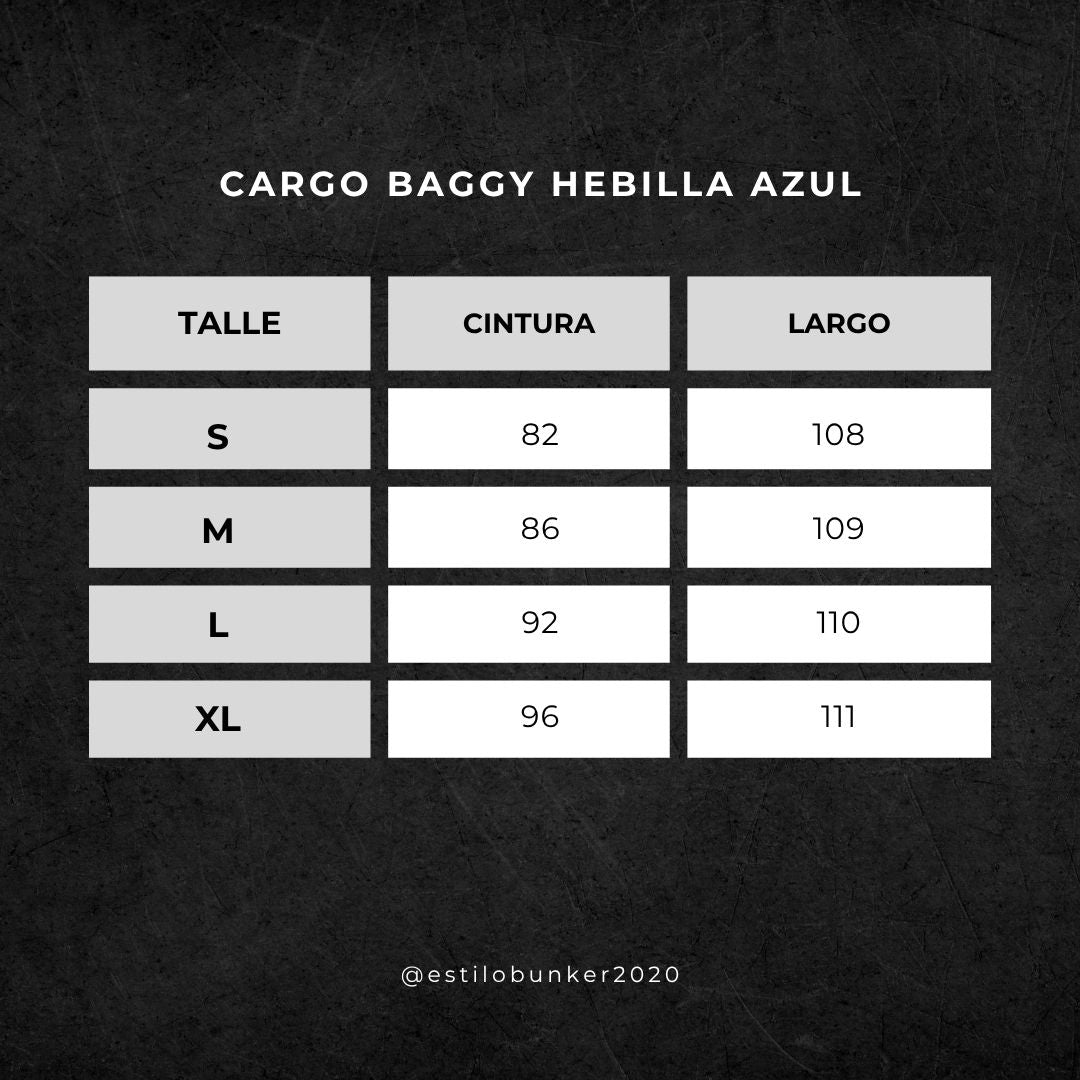 Cargo Baggy Hebilla