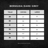 Bermuda De Jean Dark Grey