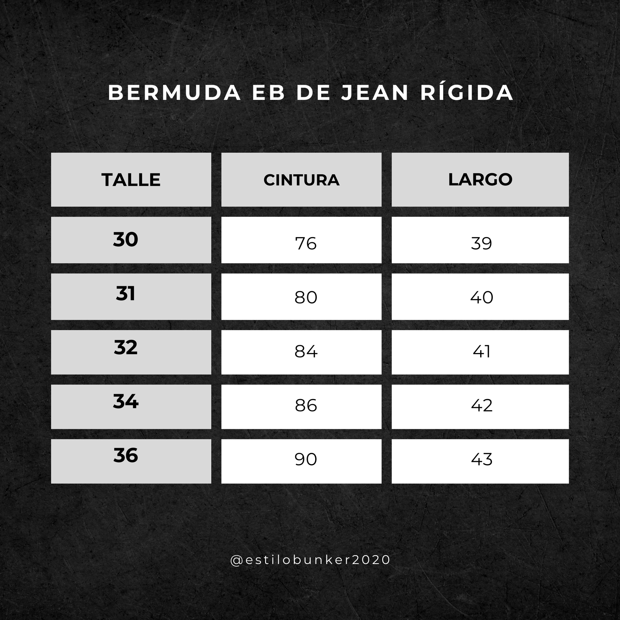 Bermuda De Jean Lisa Rígida