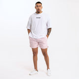 Short de baño Liso Rosa