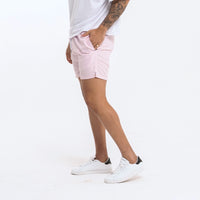 Short de baño Liso Rosa