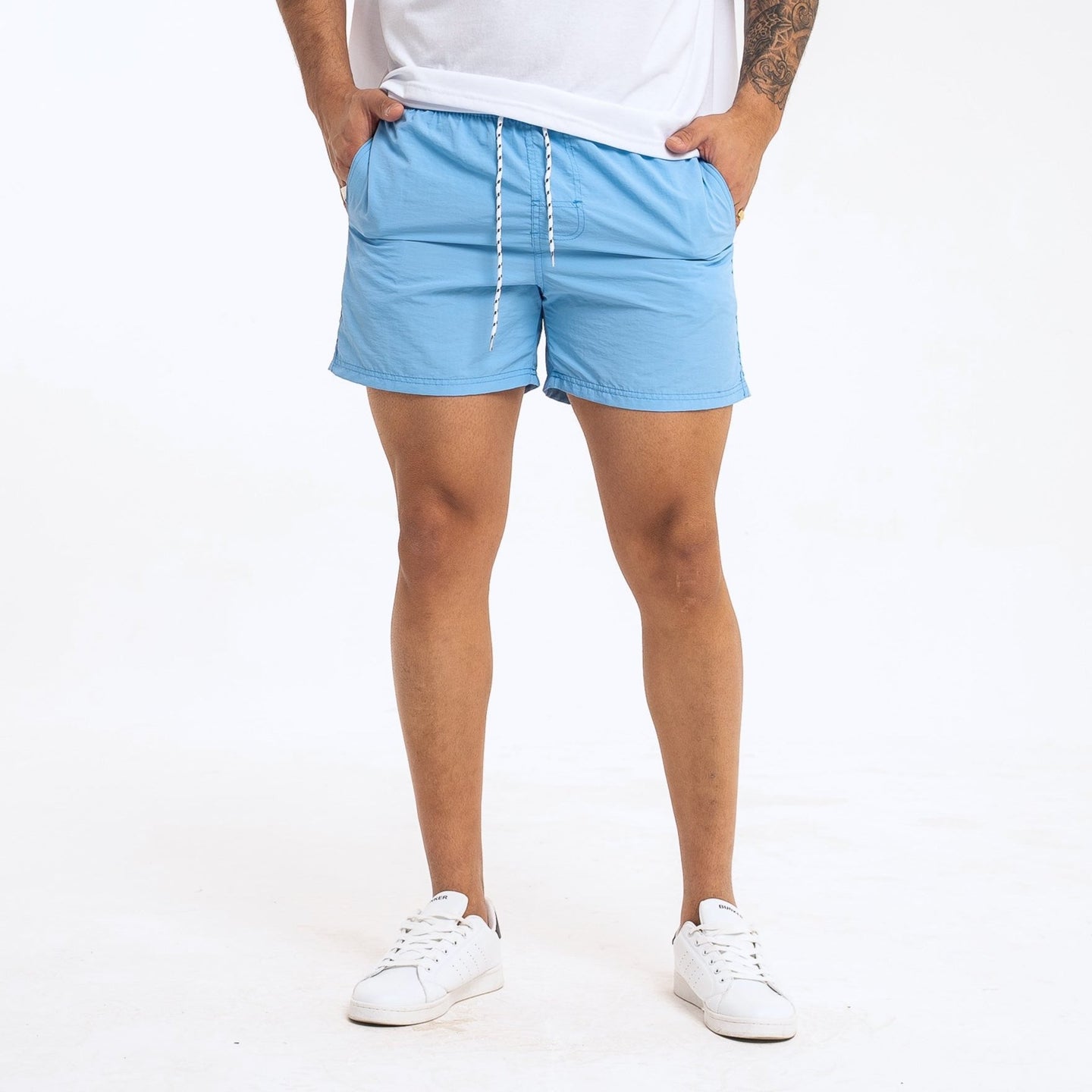 Short de baño Liso Sky Blue