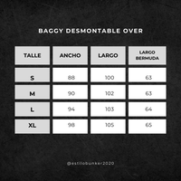 Cargo Baggy Bermuda Desmontable