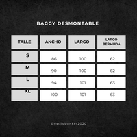 Cargo Baggy Bermuda Desmontable