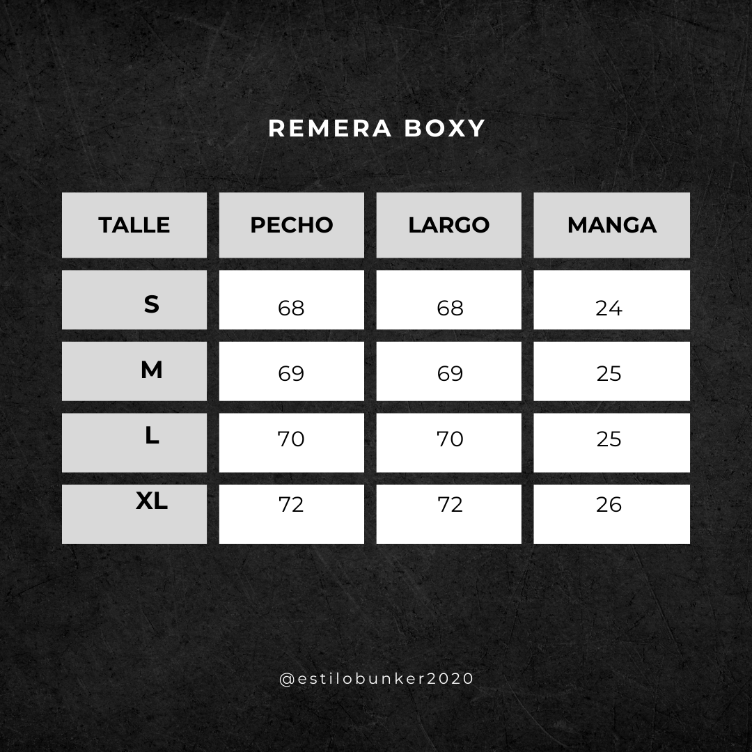 Remera Boxy Old School