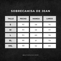 Sobrecamisa de jean